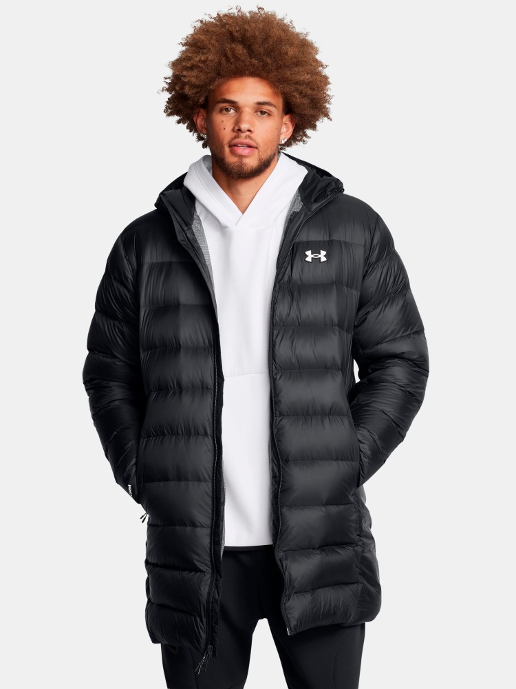 Куртка чоловіча Under Armour LEGEND DOWN PARKA чорна 1385839-001 изображение 2