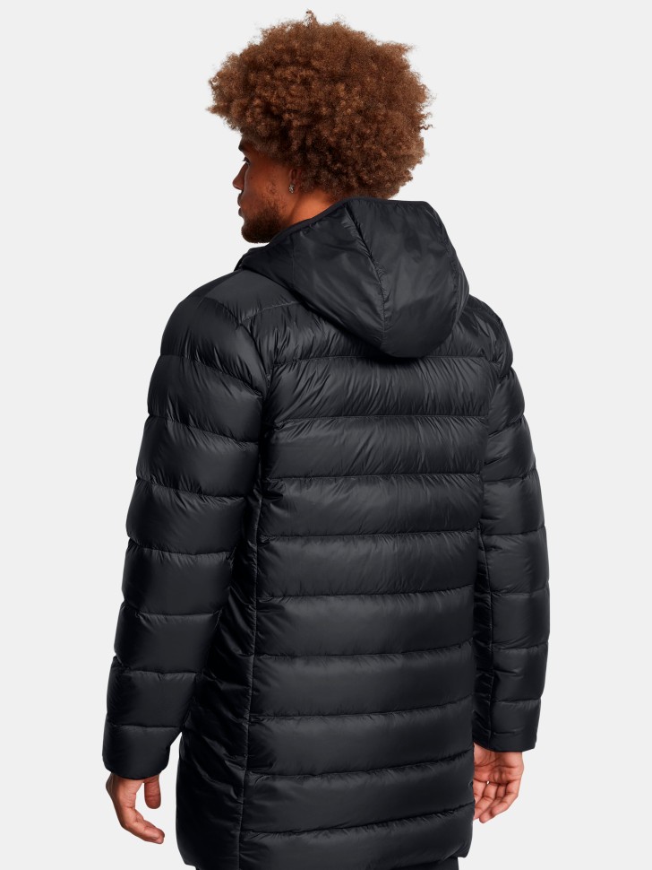 Куртка чоловіча Under Armour LEGEND DOWN PARKA чорна 1385839-001 изображение 3