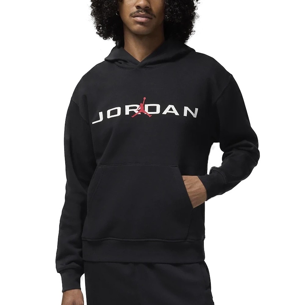 Толстовка мужская Nike M J ESS JD AIR STRCH FLC HDY черная HQ4643-010