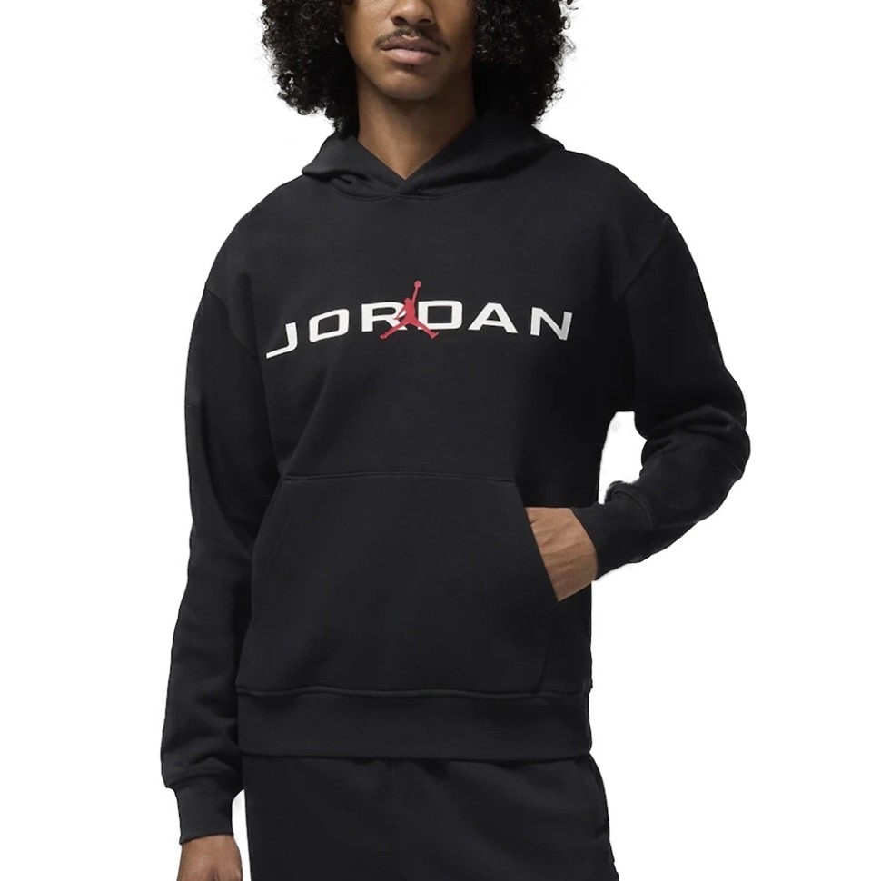 Толстовка чоловіча Nike M J ESS JD AIR STRCH FLC HDY чорна HQ4643-010 — Sport City Толстовка чоловіча Nike M J ESS JD AIR STRCH FLC HDY чорна HQ4643-010