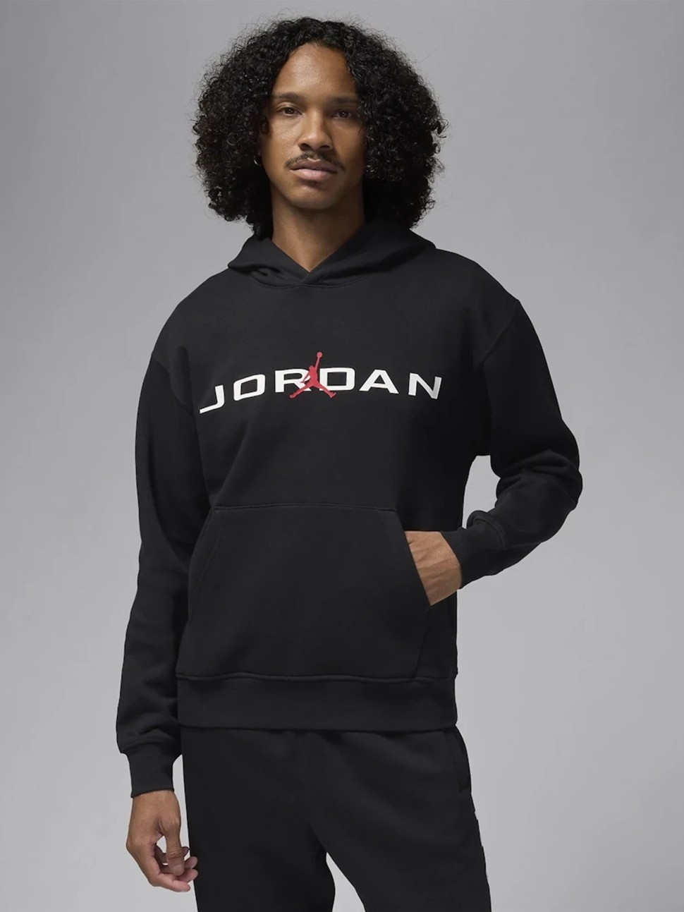 Толстовка чоловіча Nike M J ESS JD AIR STRCH FLC HDY чорна HQ4643-010 — фото 2 — Sport City Толстовка чоловіча Nike M J ESS JD AIR STRCH FLC HDY чорна HQ4643-010 — фото 2