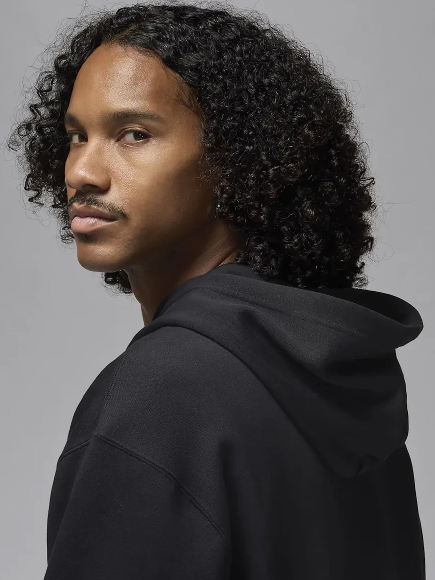 Толстовка мужская Nike M J ESS JD AIR STRCH FLC HDY черная HQ4643-010 изображение 4