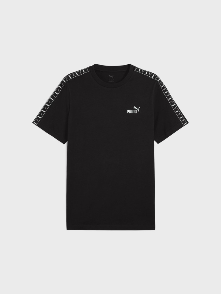 Футболка чоловіча Puma ESS TAPE Tee чорна 68467401 изображение 5
