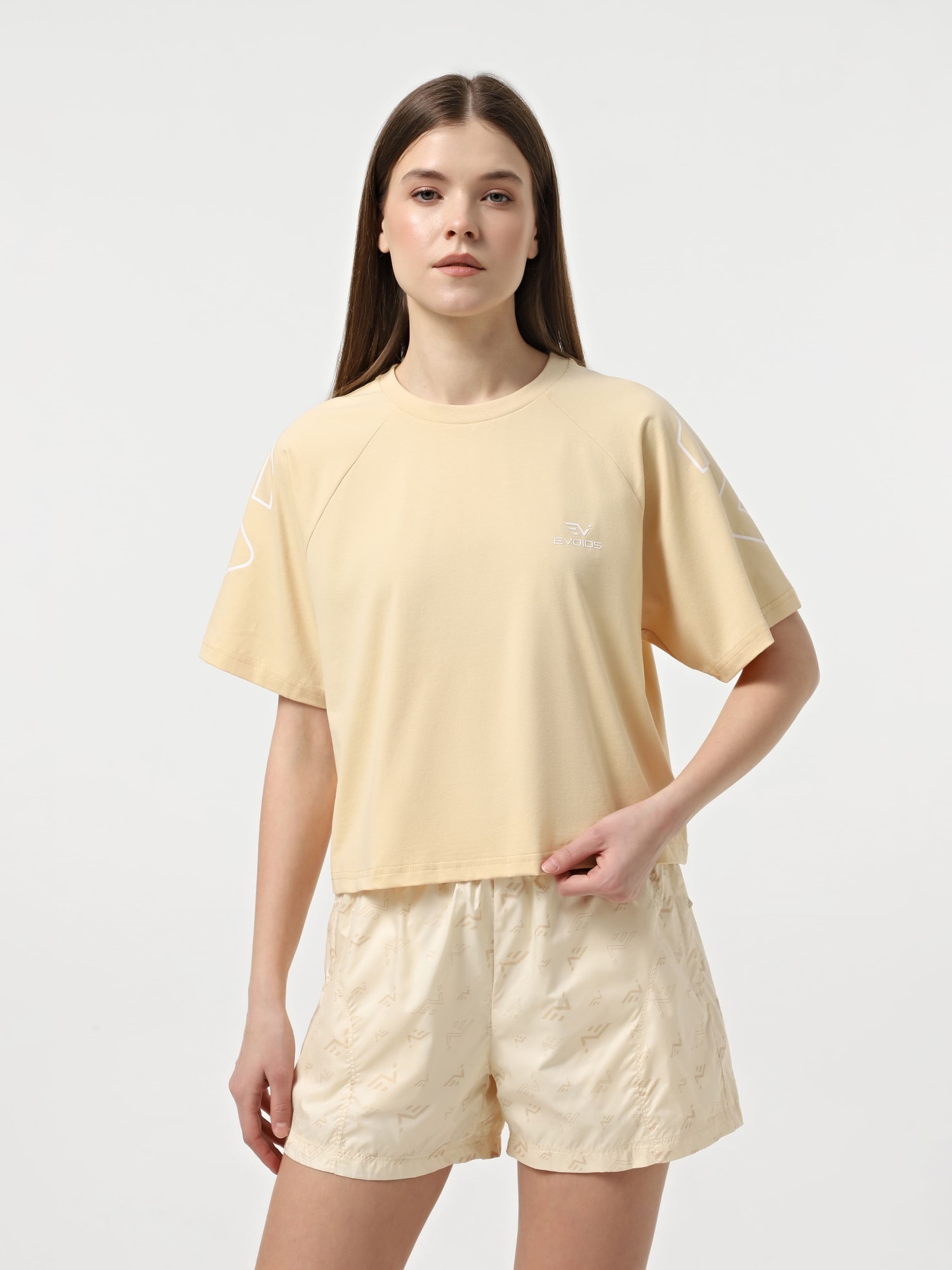 Футболка женская Evoids Clarisse бежевая 552519-125 изображение 2