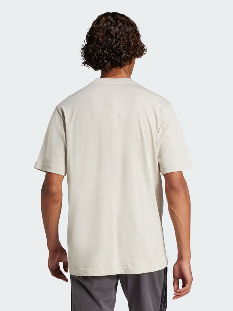 Футболка мужская Adidas M BL SJ T бежевая JE8933 изображение 3