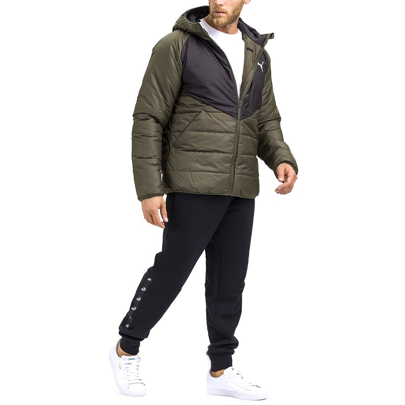 Куртка мужская Puma WarmCELL Padded Jacket хаки 58216870 изображение 4