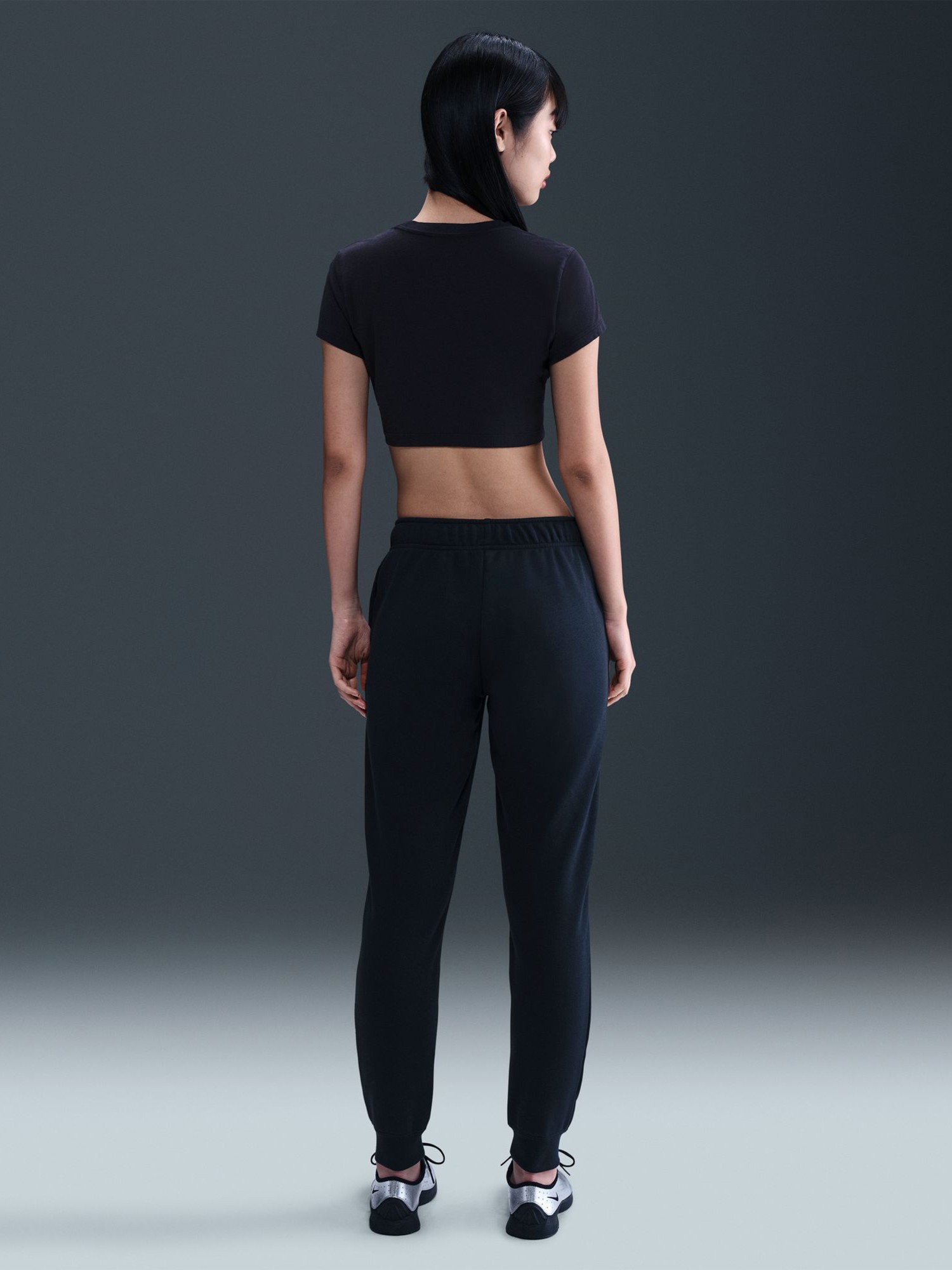 Брюки женские Nike W NSW CLUB FLC GX STD PANT черные HV2346-010 изображение 3