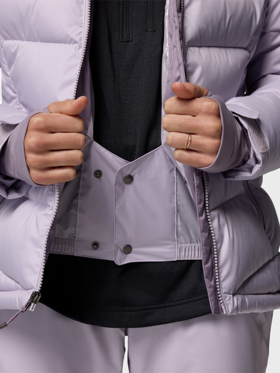 Куртка жіноча Columbia Abbott Peak™ II Insulated Jacket фіолетова 2105111-551 — фото 7