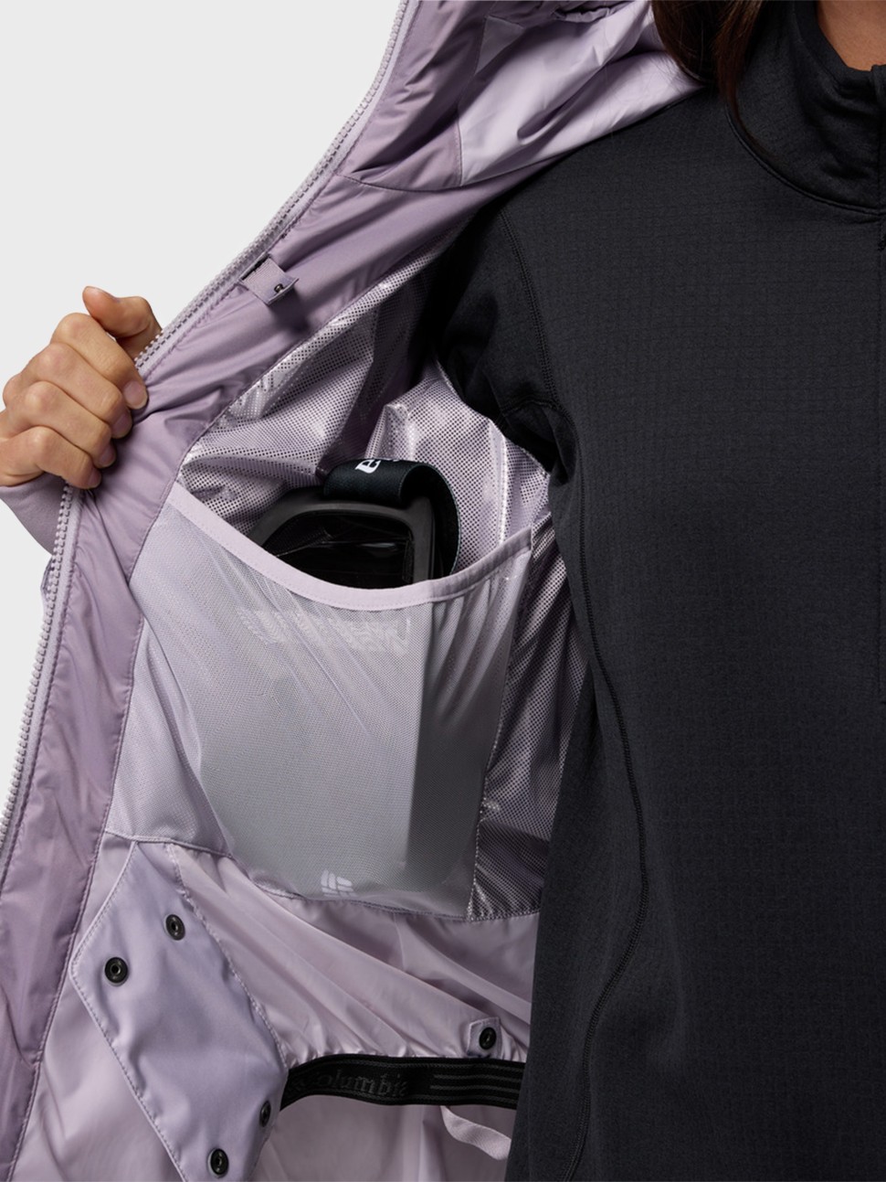 Куртка жіноча Columbia Abbott Peak™ II Insulated Jacket фіолетова 2105111-551 — фото 10