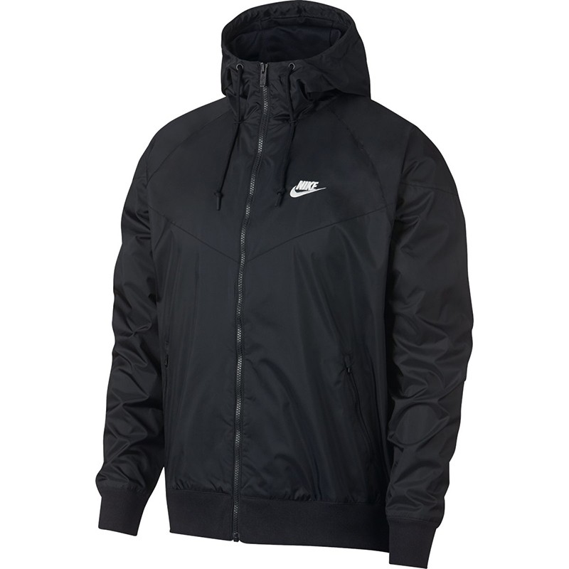 Вітровка чоловіча Nike Sportswear Windrunner Jacket Hooded чорна AR2191-010  — фото 1