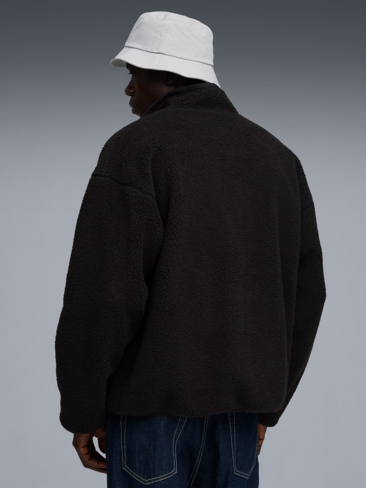 Куртка чоловіча Puma Reversible Sherpa Jacket чорна 68837101 изображение 3