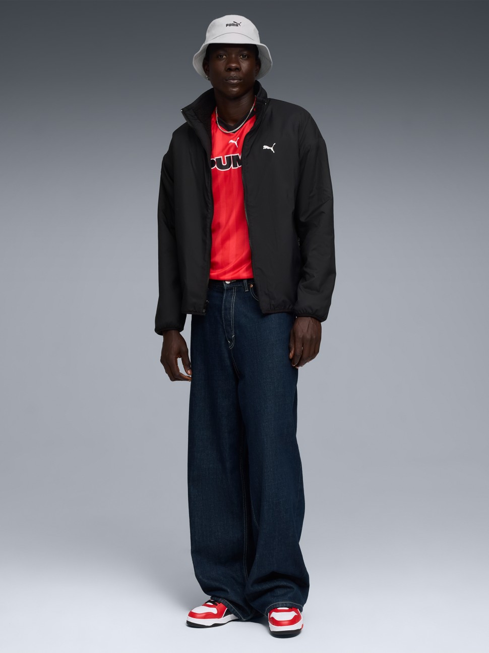 Куртка чоловіча Puma Reversible Sherpa Jacket чорна 68837101 — фото 4