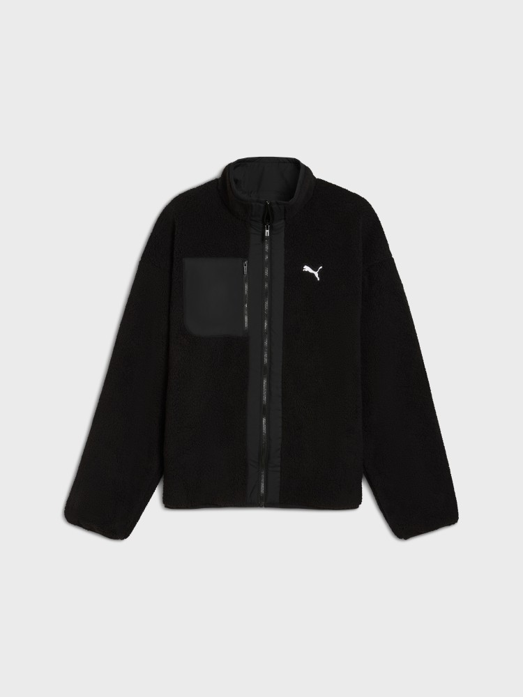 Куртка чоловіча Puma Reversible Sherpa Jacket чорна 68837101 изображение 5