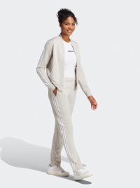 Костюм женский Adidas W ESS 3S TS серый JD2686 изображение 4