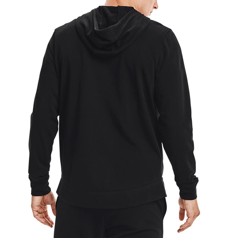 Толстовка мужская Under Armour Ua Rival Terry Fz Hd черная 1361606-001 изображение 2
