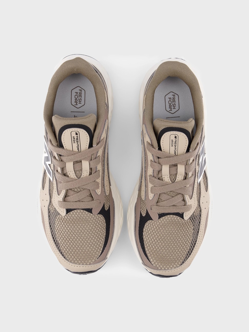 Кроссовки женские New Balance FRESHFOAM ARISHI V4 коричневые WARIS682 — фото 6