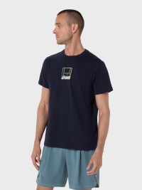 Футболка мужская Asics COURT CORE GRAPHIC TEE черная 2041A355-401 изображение 3