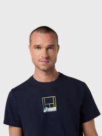 Футболка мужская Asics COURT CORE GRAPHIC TEE черная 2041A355-401 изображение 6