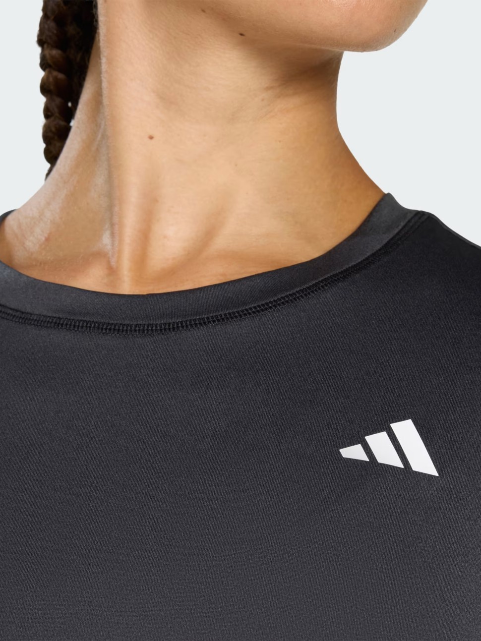 Футболка жіноча Adidas WE MIN CREW TEE чорна KA2475 — фото 4