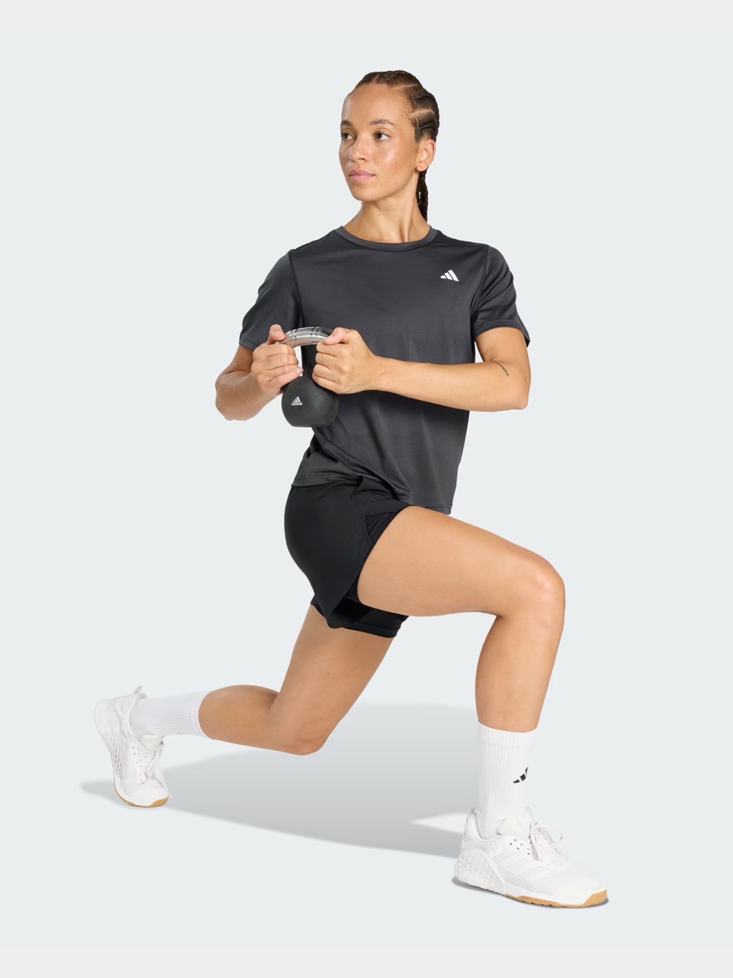 Футболка женская Adidas WE MIN CREW TEE черная KA2475 изображение 6