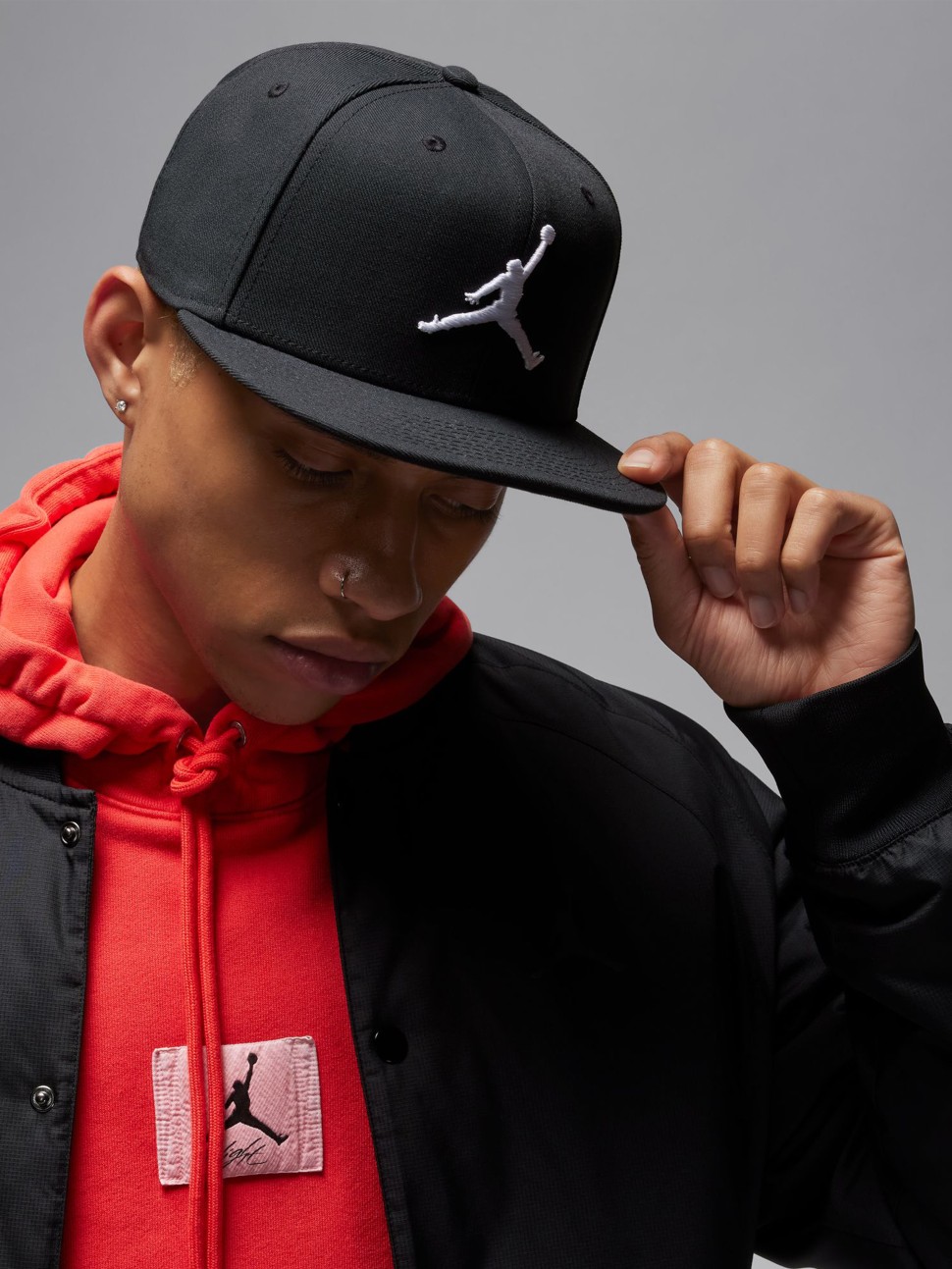 Бейсболка Nike U J PRO CAP S FB JUMPMAN чорна FV5296-010 — фото 2