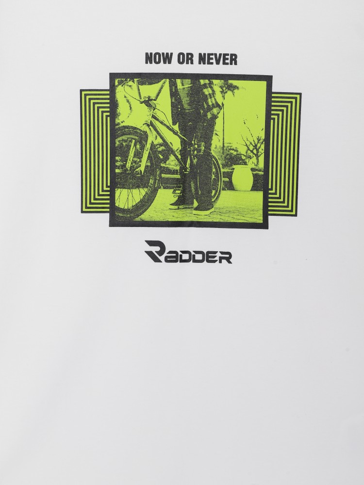 Футболка детская Radder Stealth белая 442645-100 изображение 4