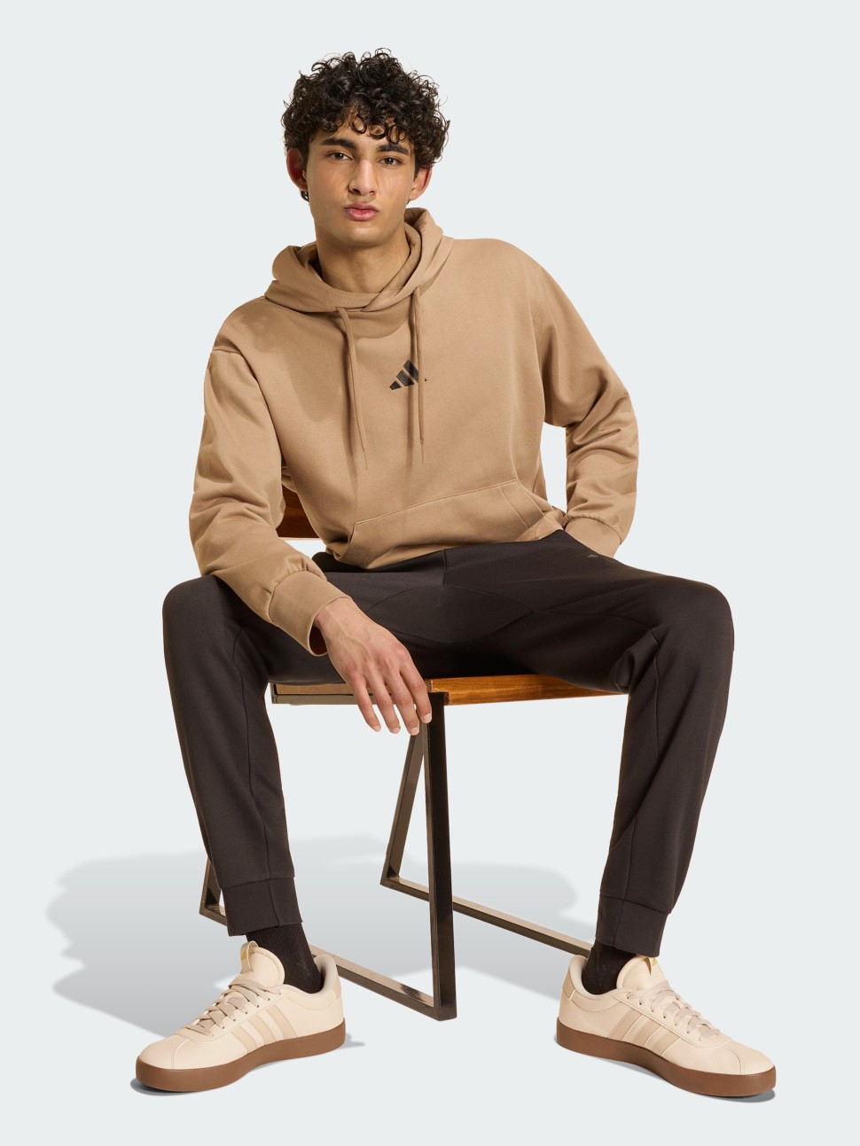 Толстовка мужская Adidas M FEELCOZY HD мокко KF2364 — фото 6