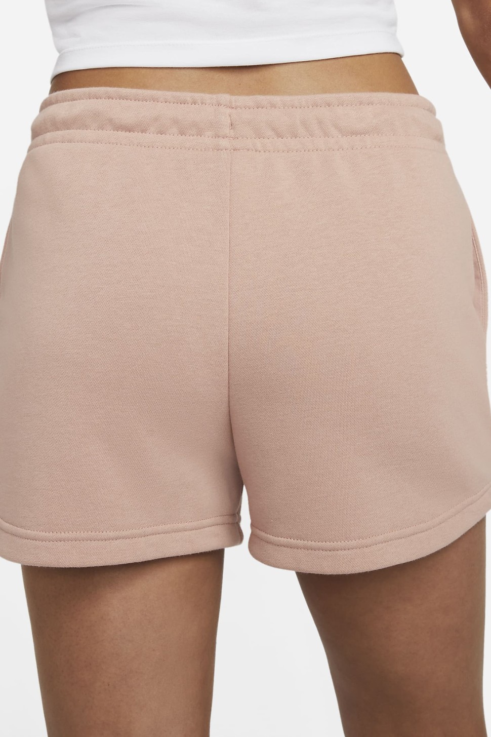 Шорти жіночі Nike W Nsw Essntl Flc Hr Short Ft рожеві CJ2158-609 — фото 3