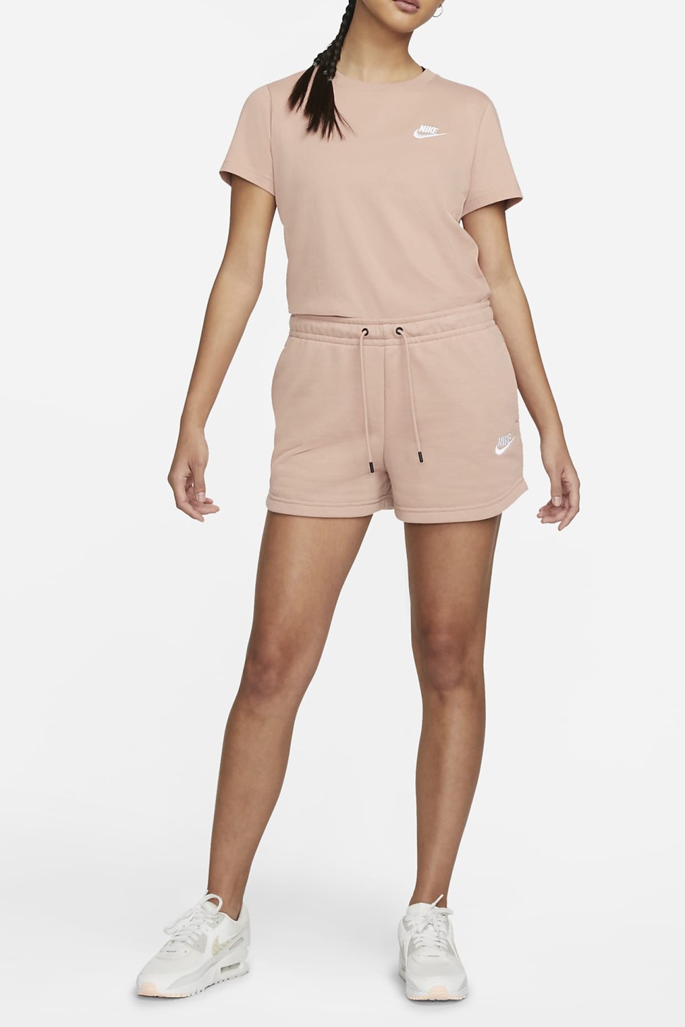 Шорти жіночі Nike W Nsw Essntl Flc Hr Short Ft рожеві CJ2158-609 — фото 5