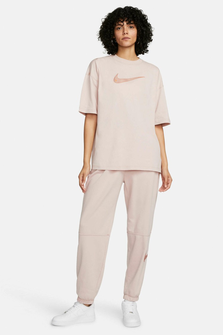 Футболка женская Nike W Nsw Swsh Ss Top розовая DM6211-601 изображение 4