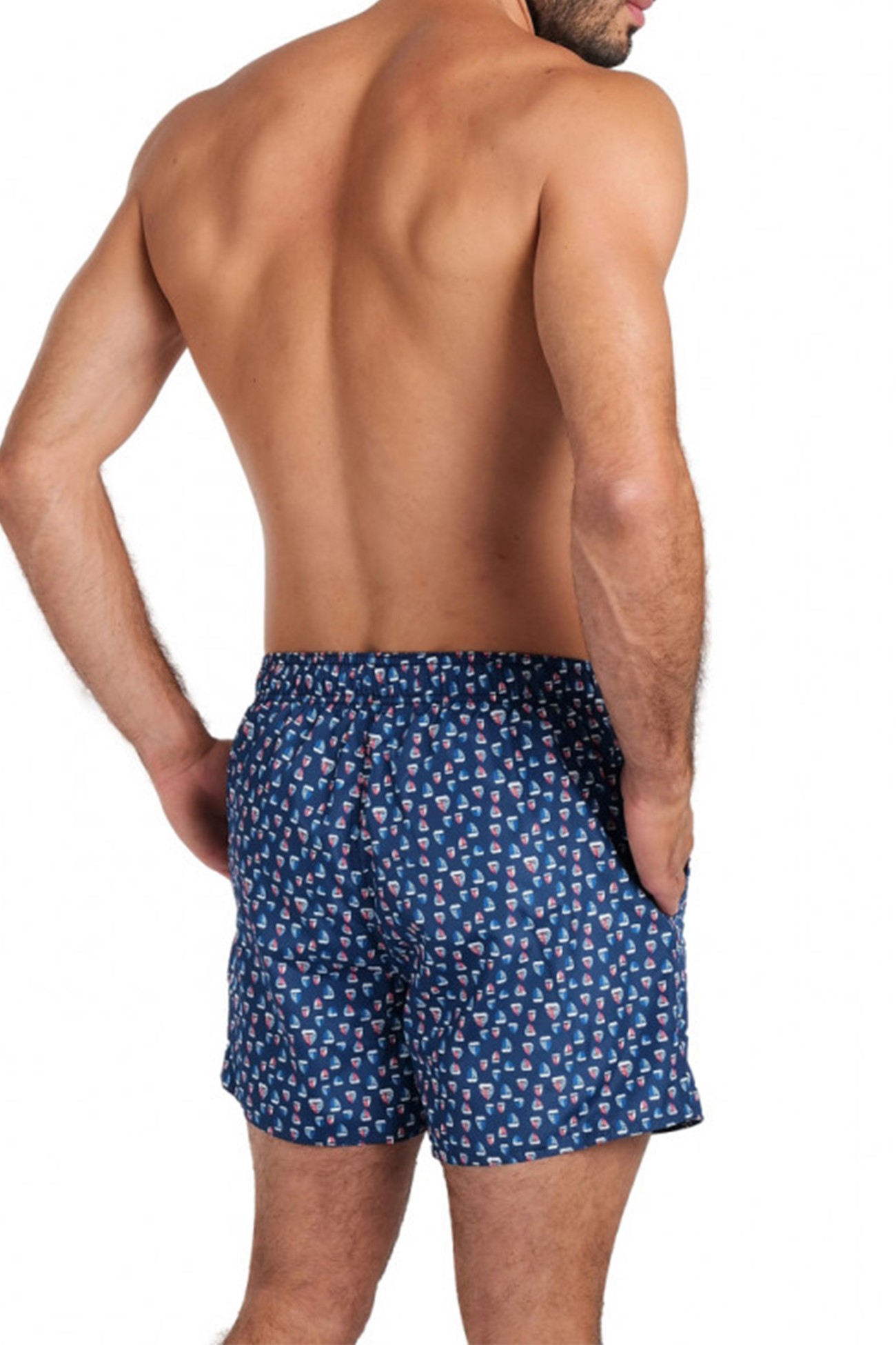 Шорти чоловічі Arena Men's Beach Short Allover сині 005253-710 изображение 3