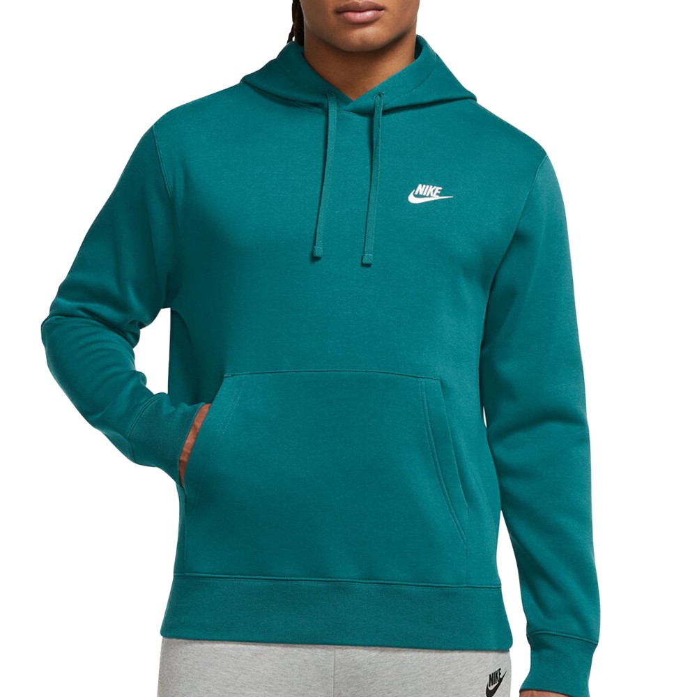 Толстовка чоловіча Nike M NSW CLUB HOODIE PO BB бірюзова BV2654-381 изображение 1