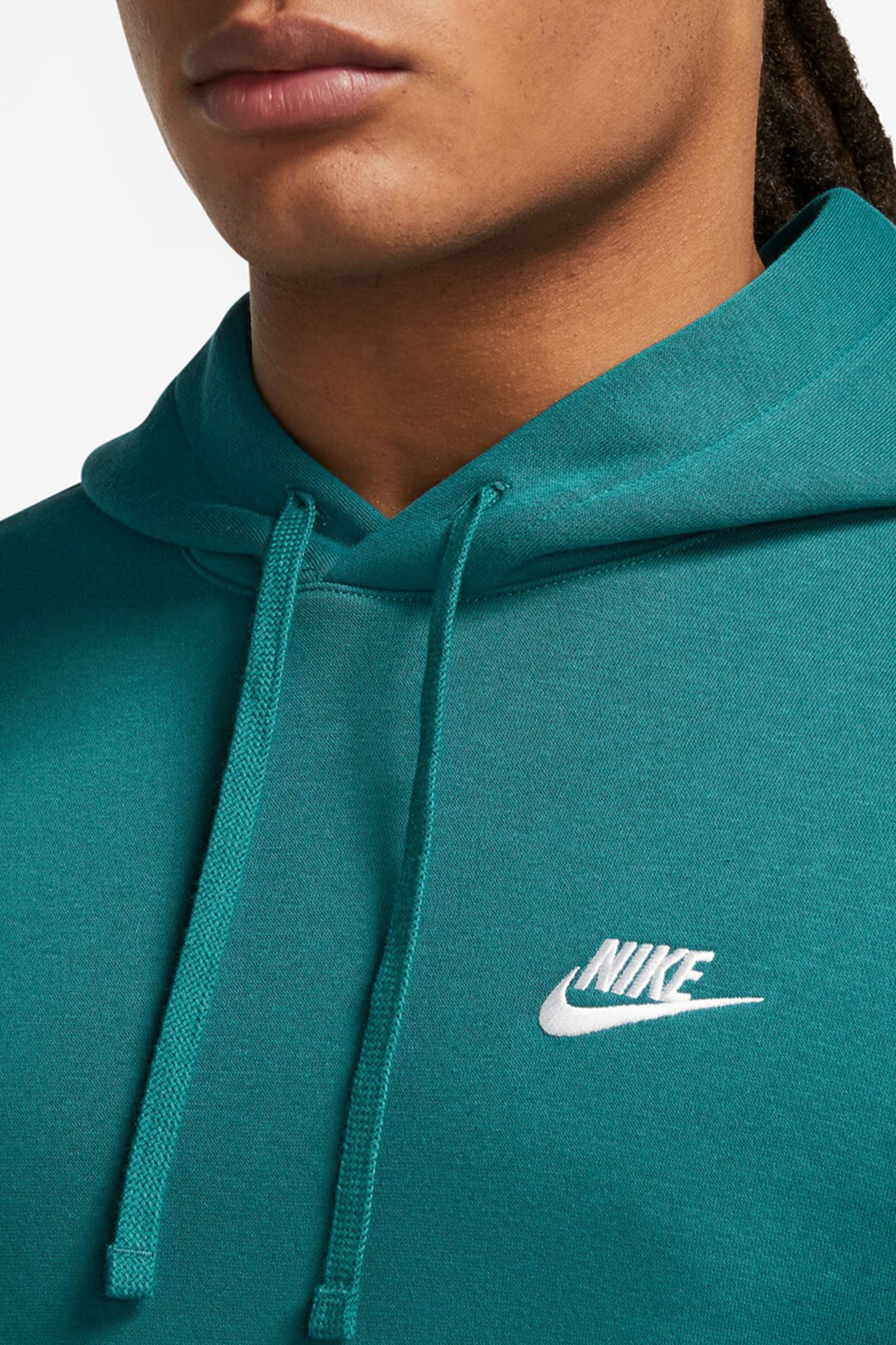 Толстовка чоловіча Nike M NSW CLUB HOODIE PO BB бірюзова BV2654-381 изображение 3