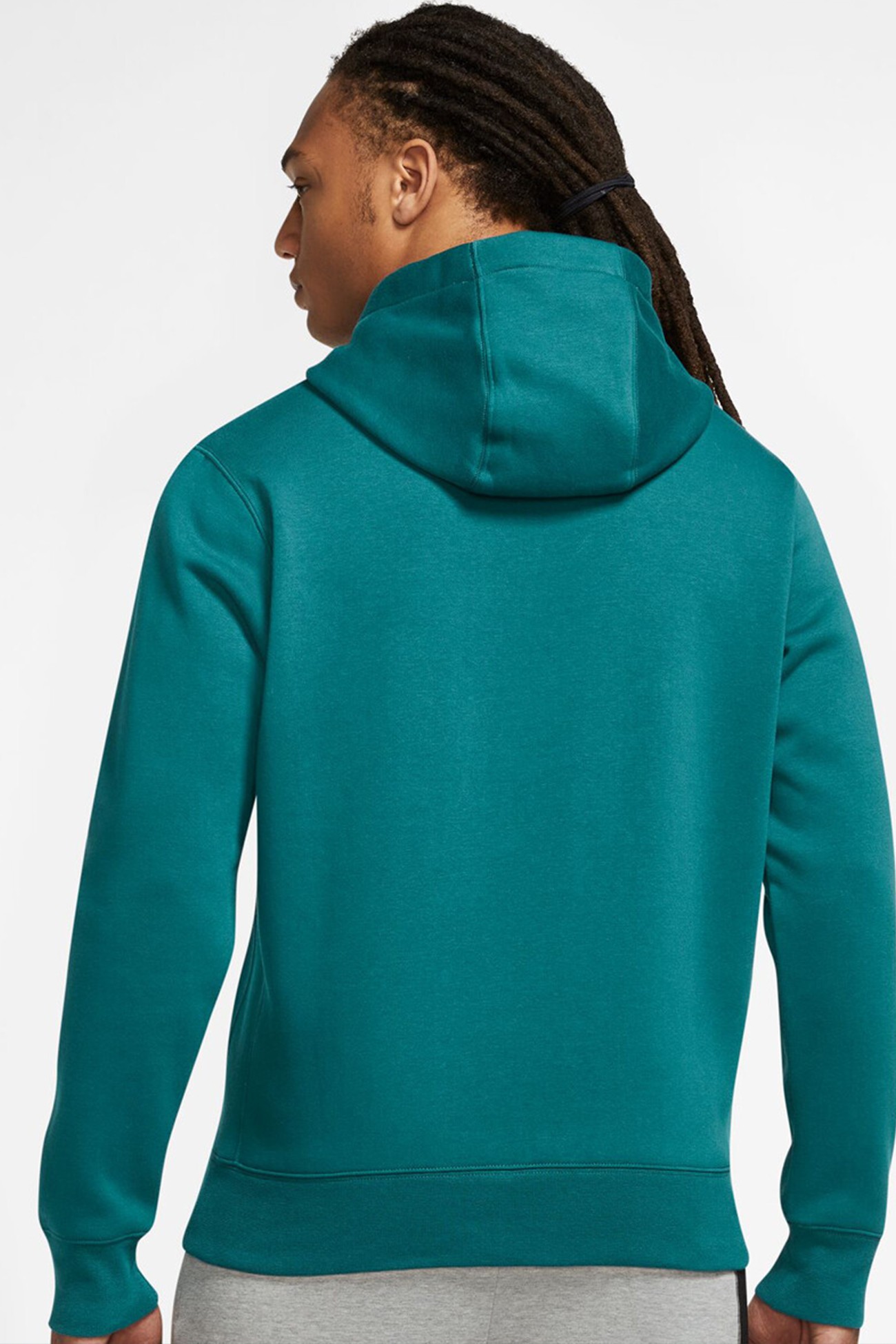 Толстовка чоловіча Nike M NSW CLUB HOODIE PO BB бірюзова BV2654-381 изображение 4