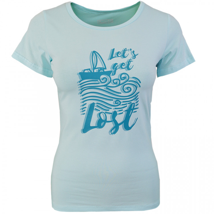Жіноча футболка Radder блакитна LADYINSPIRED-400 