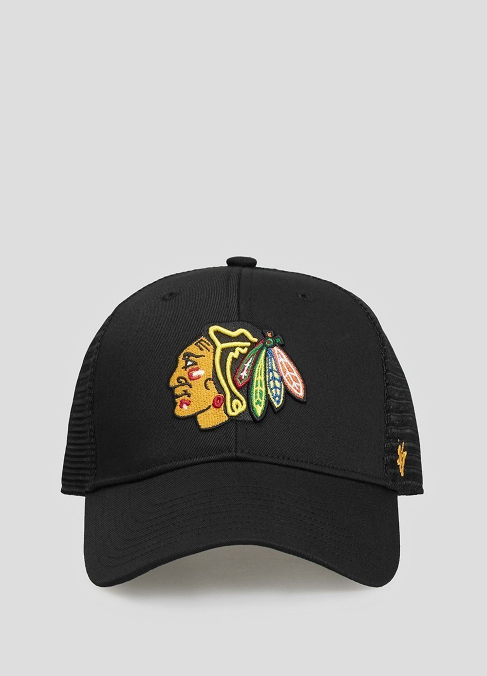 Кепка 47 Brand NHL CHICAGO BLACKHAWKS BRANSON черная BRANS04CTP-BK изображение 2