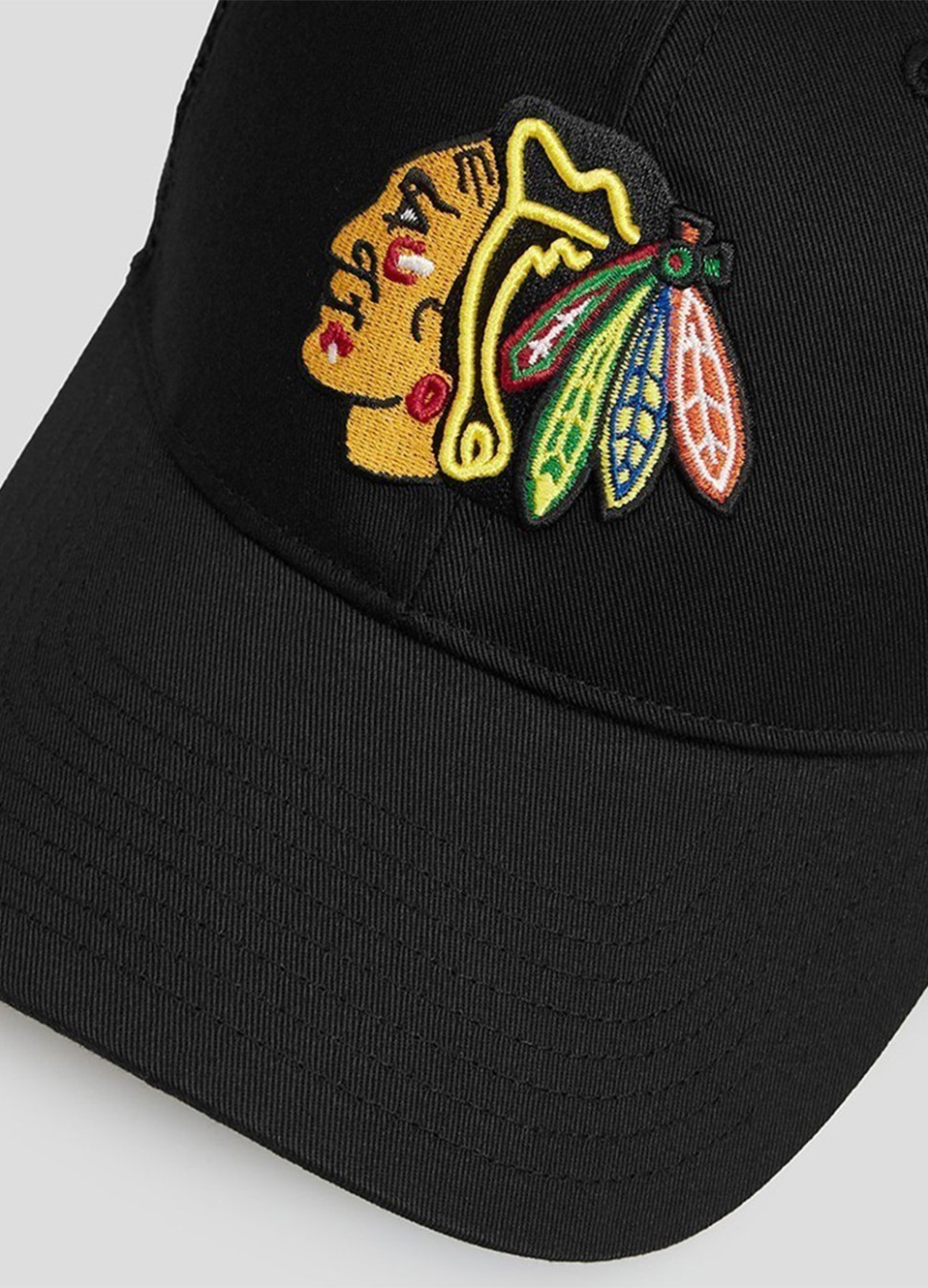 47 Brand BRANS04CTP-BK Кепка NHL CHICAGO BLACKHAWKS BRANSON — фото 5