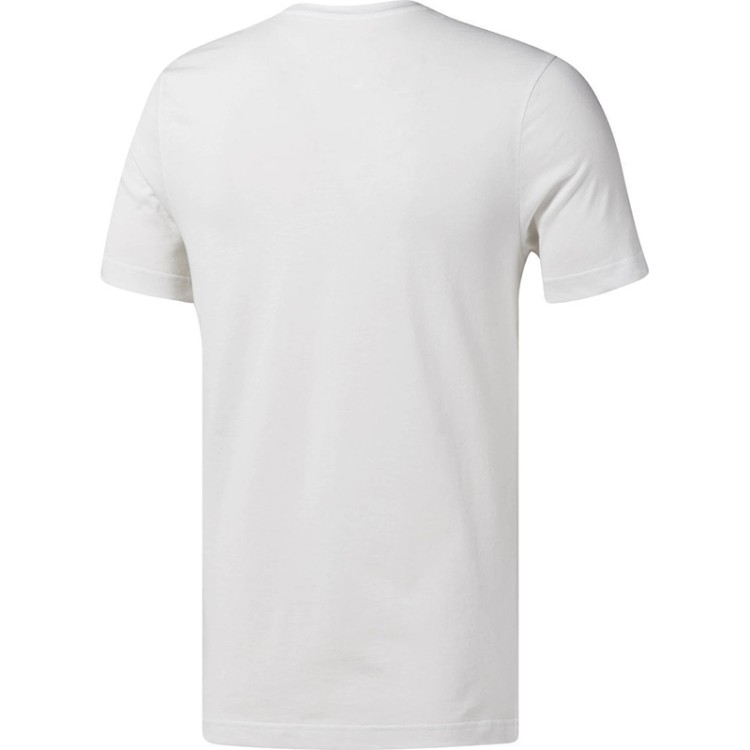 Футболка чоловіча Reebok LINEAR READ біла CW5367  изображение 3
