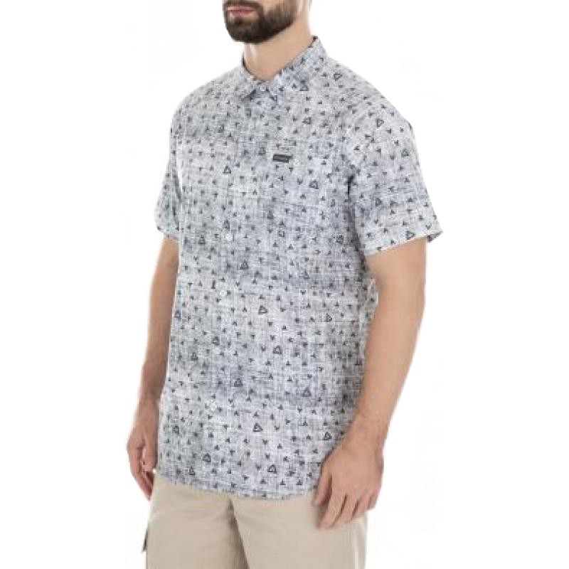 Рубашка мужская Columbia Brentyn Trail серая 1840811-019 изображение 3