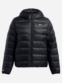 Куртка жіноча Under Armour LEGEND DOWN HOODED JACKET чорна 1385852-001 изображение 7