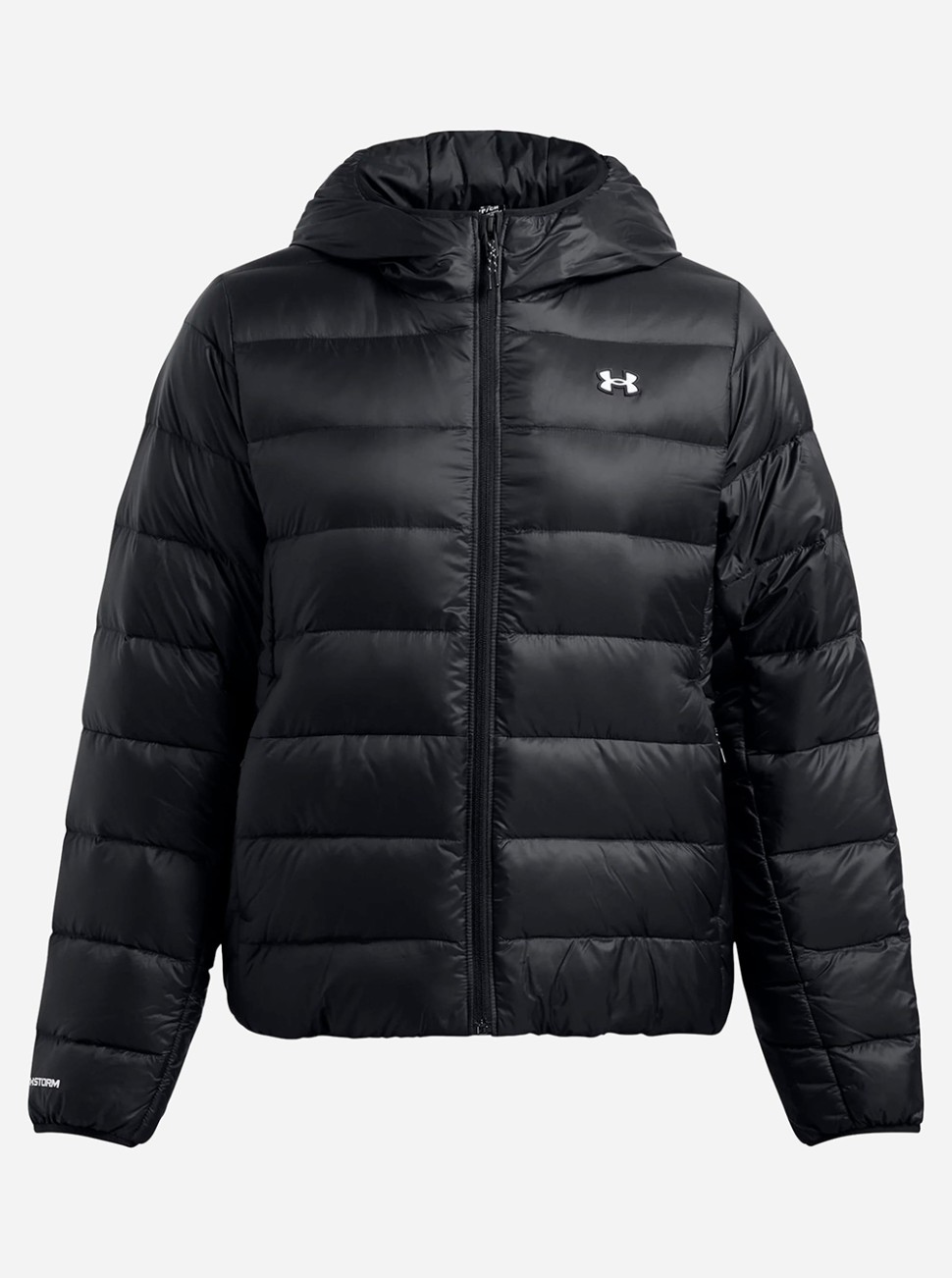 Куртка жіноча Under Armour LEGEND DOWN HOODED JACKET чорна 1385852-001 — фото 7