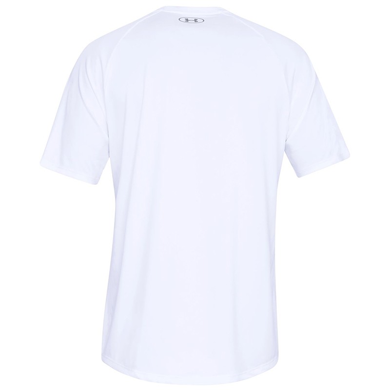 Футболка мужская Under Armour Tech 2.0 SS белая 1326413-100 изображение 2