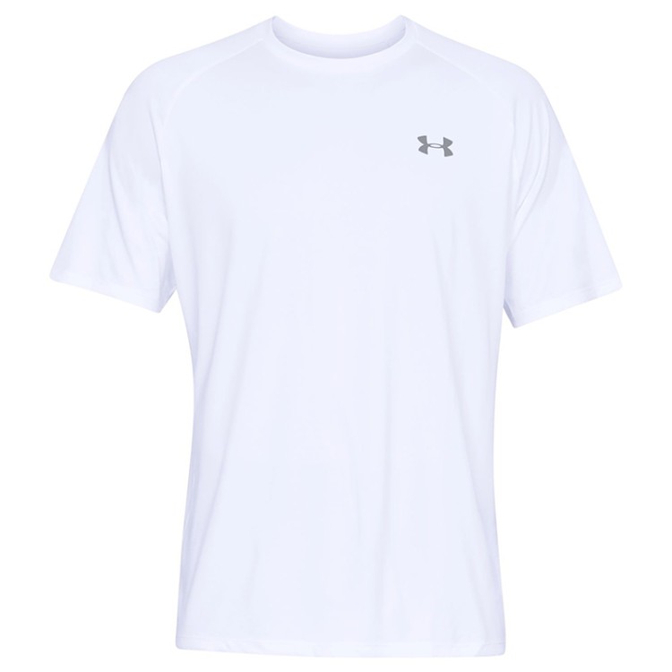 Футболка мужская Under Armour Tech 2.0 SS белая 1326413-100 изображение 1