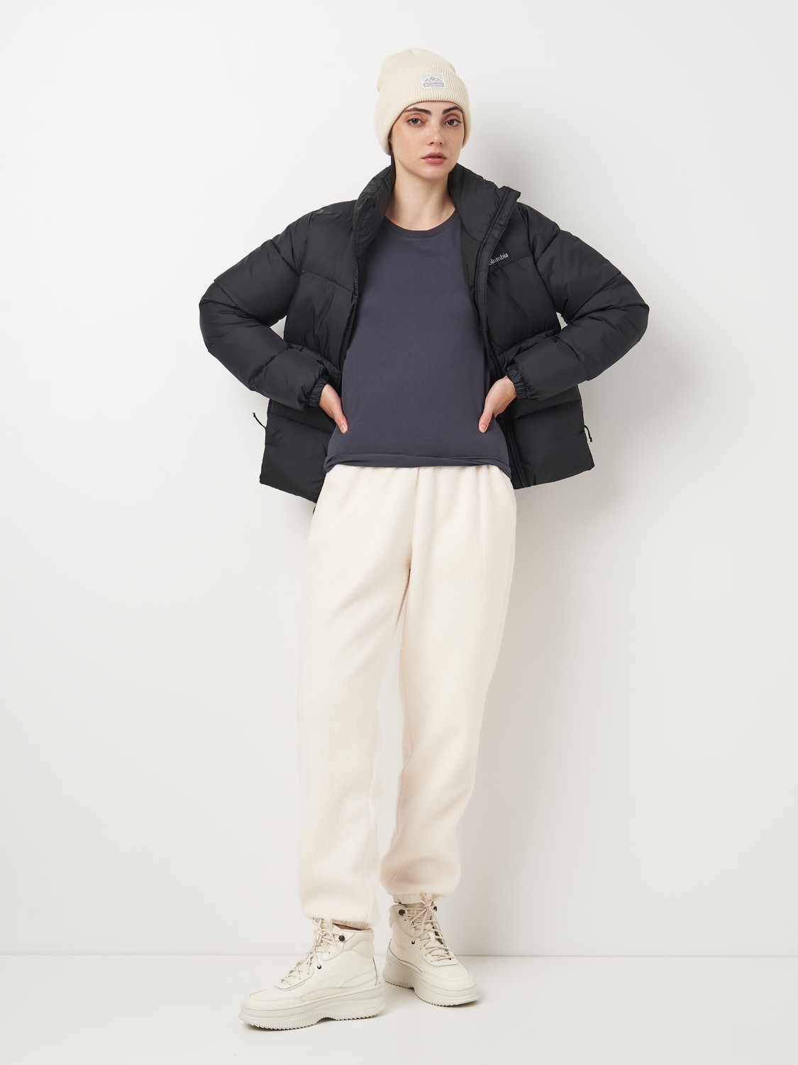 Куртка женская Columbia Puffect™ II Full Zip Jacket черная 2090291-010 изображение 5