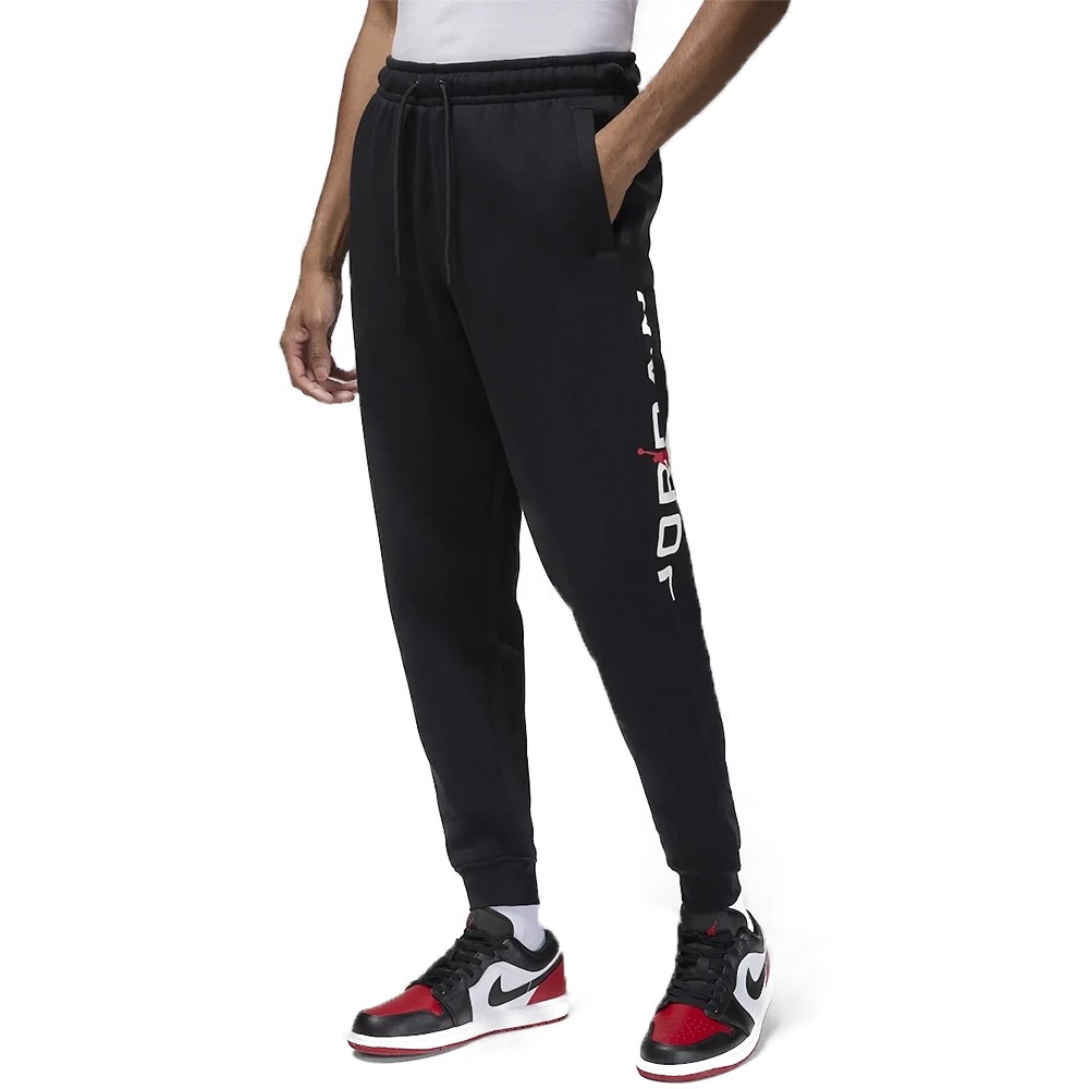 Брюки мужские Nike M J ESS JD AIR STRCH FLC PANT черные HQ4645-010 изображение 1