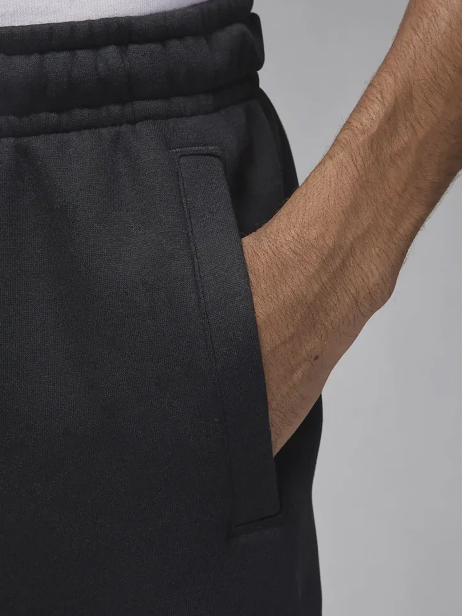 Брюки мужские Nike M J ESS JD AIR STRCH FLC PANT черные HQ4645-010 изображение 5