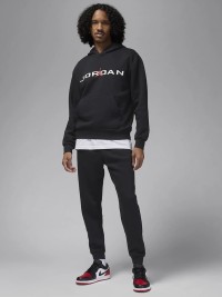 Штани чоловічі Nike M J ESS JD AIR STRCH FLC PANT чорні HQ4645-010 изображение 7