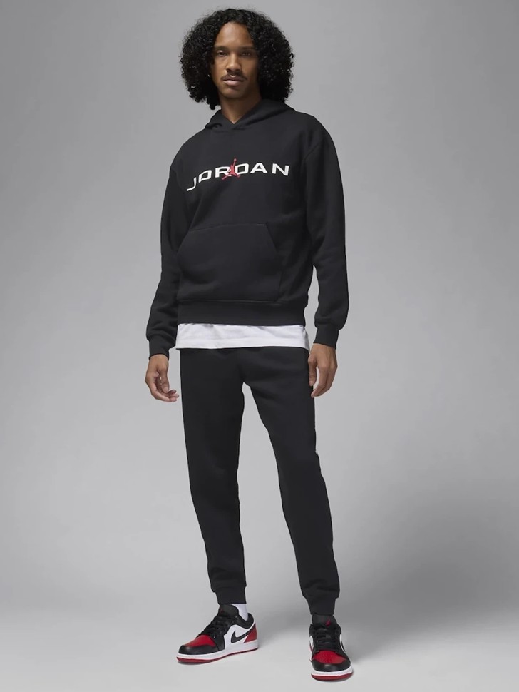 Штани чоловічі Nike M J ESS JD AIR STRCH FLC PANT чорні HQ4645-010 изображение 7