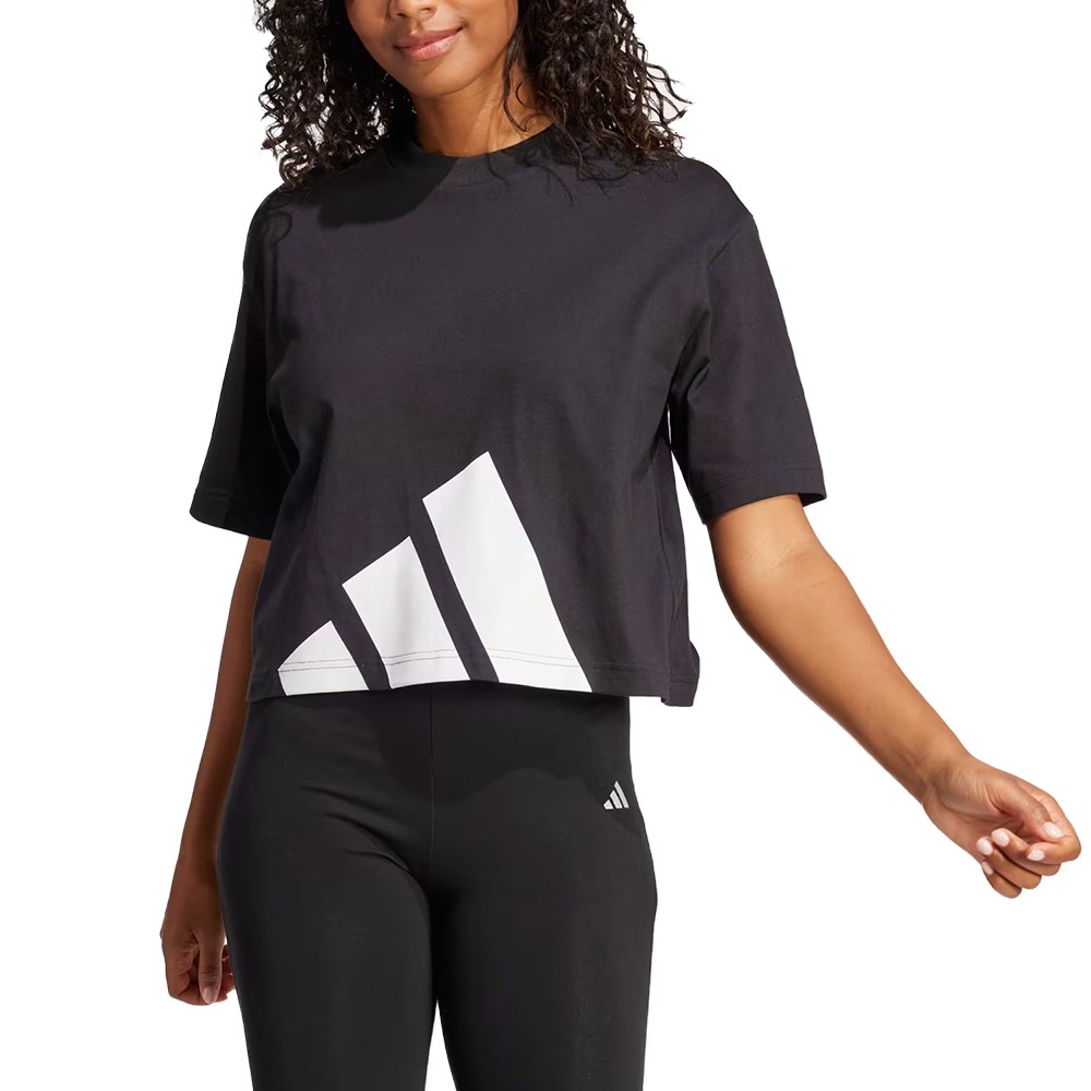 Футболка женская Adidas W BL SJ BF T черная JG8736