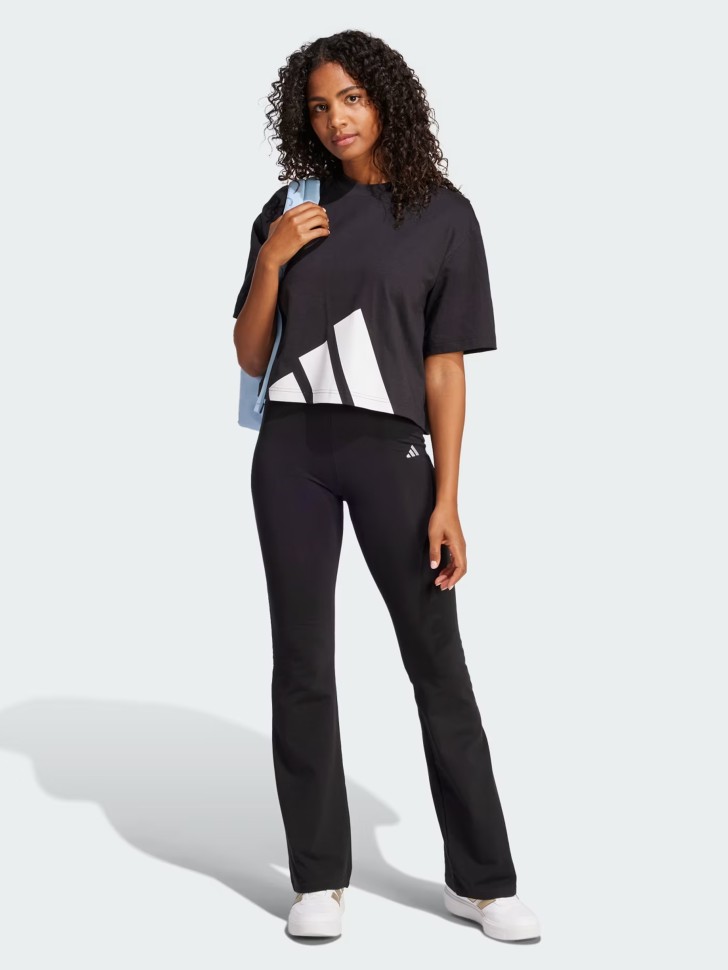 Футболка женская Adidas W BL SJ BF T черная JG8736 изображение 5